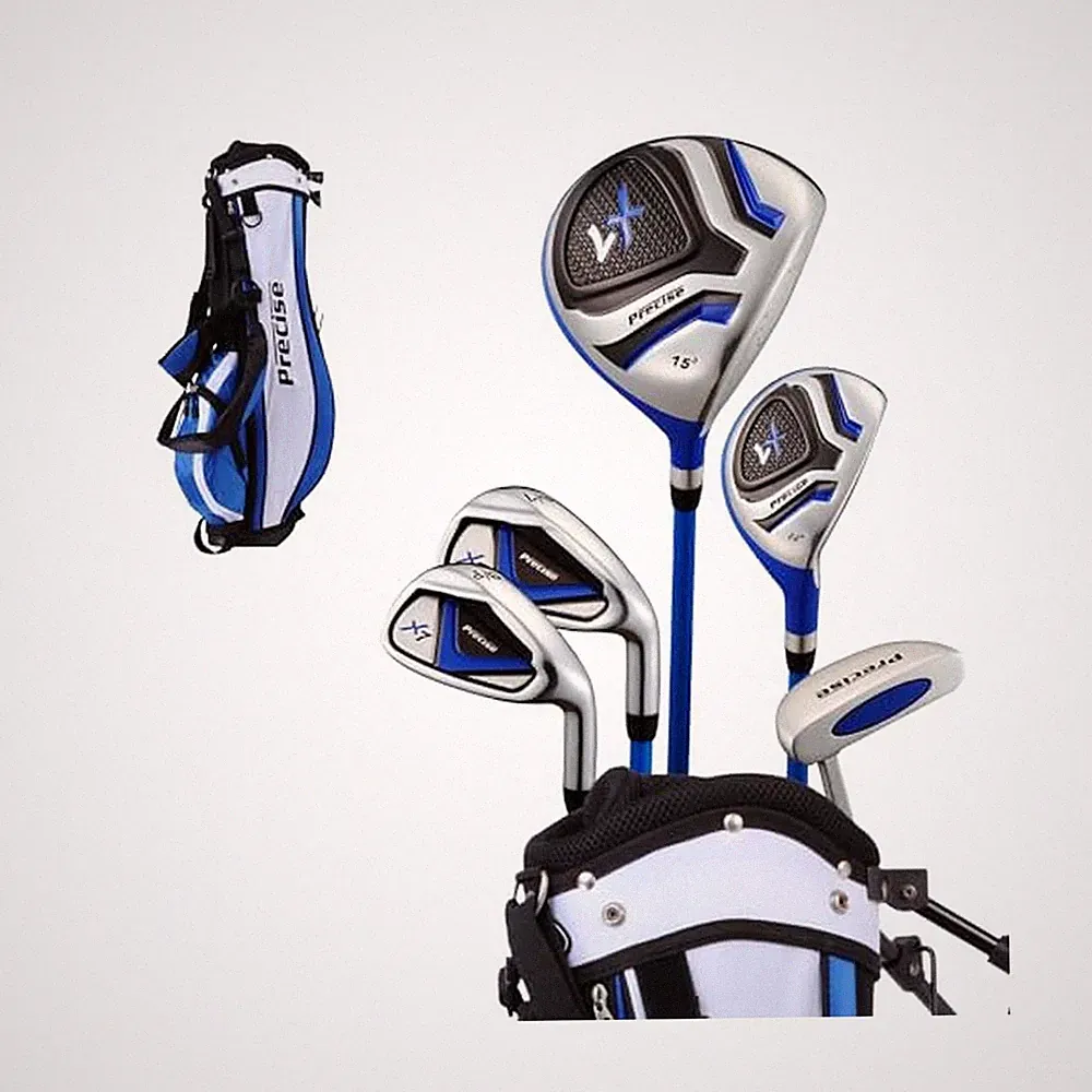 Precise X7 - Kids Complete Golf Club Set Blue Ages 9-12 Right Hand