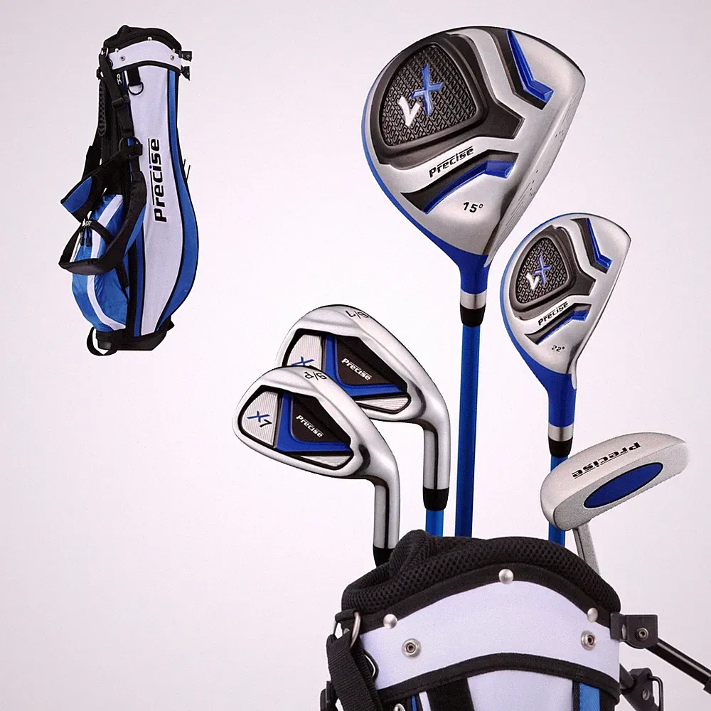 Precise X7 Kids Golf Clubs Set Blue