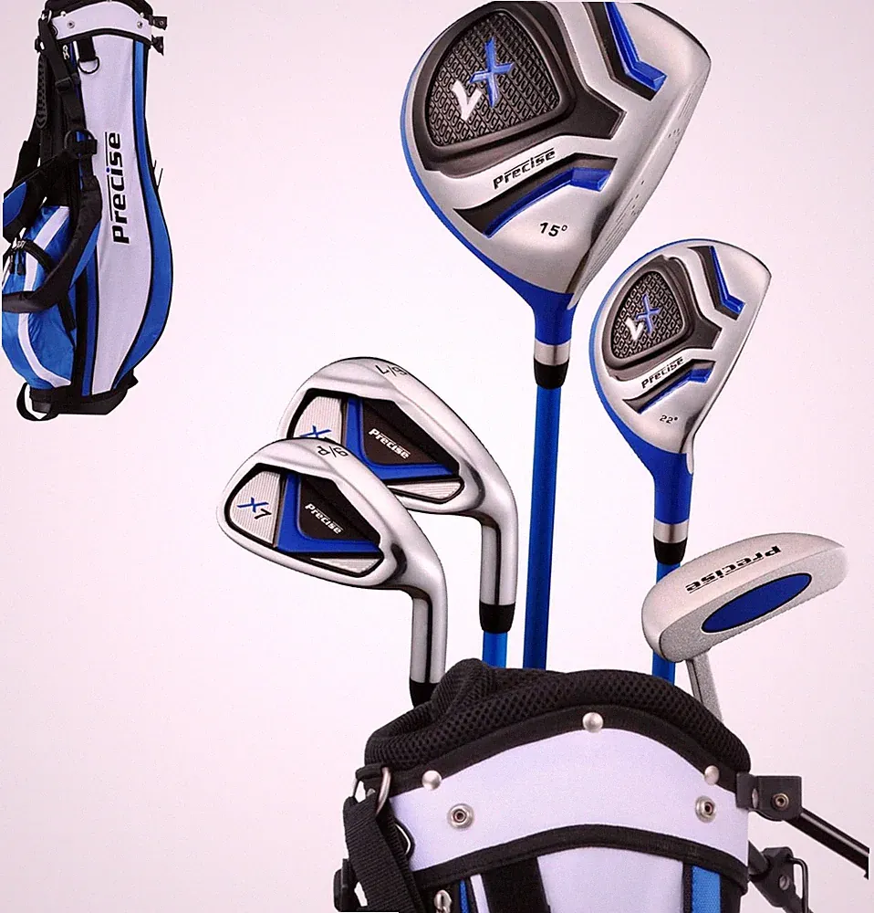 Precise X7 Kids Golf Clubs Set – Boys’ & Girls’ Junior Golf Set with Lightweight