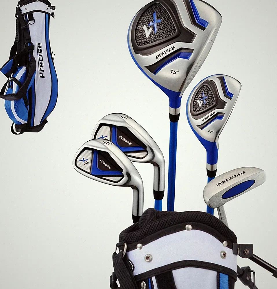 Precise X7 Kids Golf Clubs Set – Boys’ & Girls’ Junior Golf Set with Lightweight