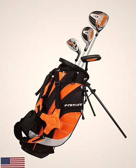 Precise XD-J Junior Complete Golf Club Set - Kids Ages 3-12 Right Handed
