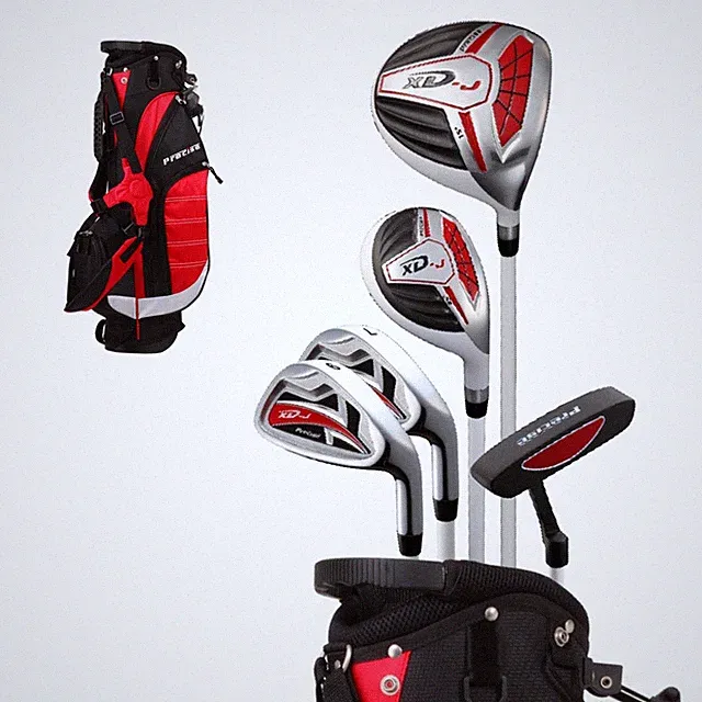 Precise XD J Junior Golf Set Left Handed Ages 6-8 Red Graphite