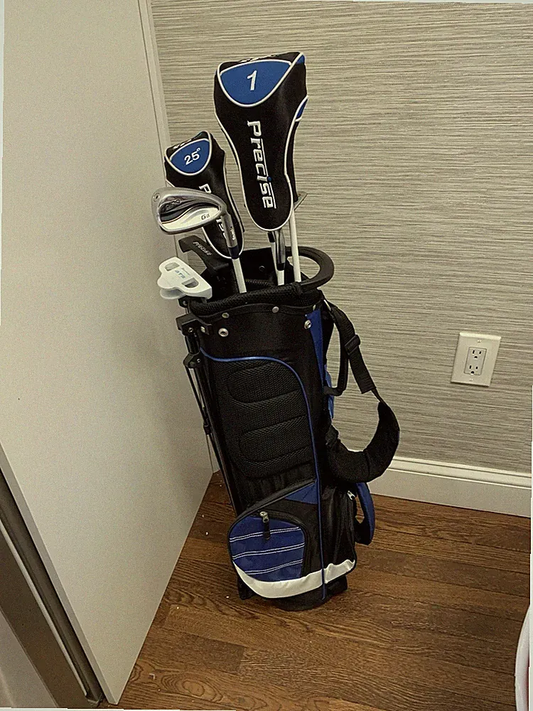 Precise XD-J Kids Golf Clubs Set – Boys’ & Girls’ Junior Golf Set Blue Ages 9-13