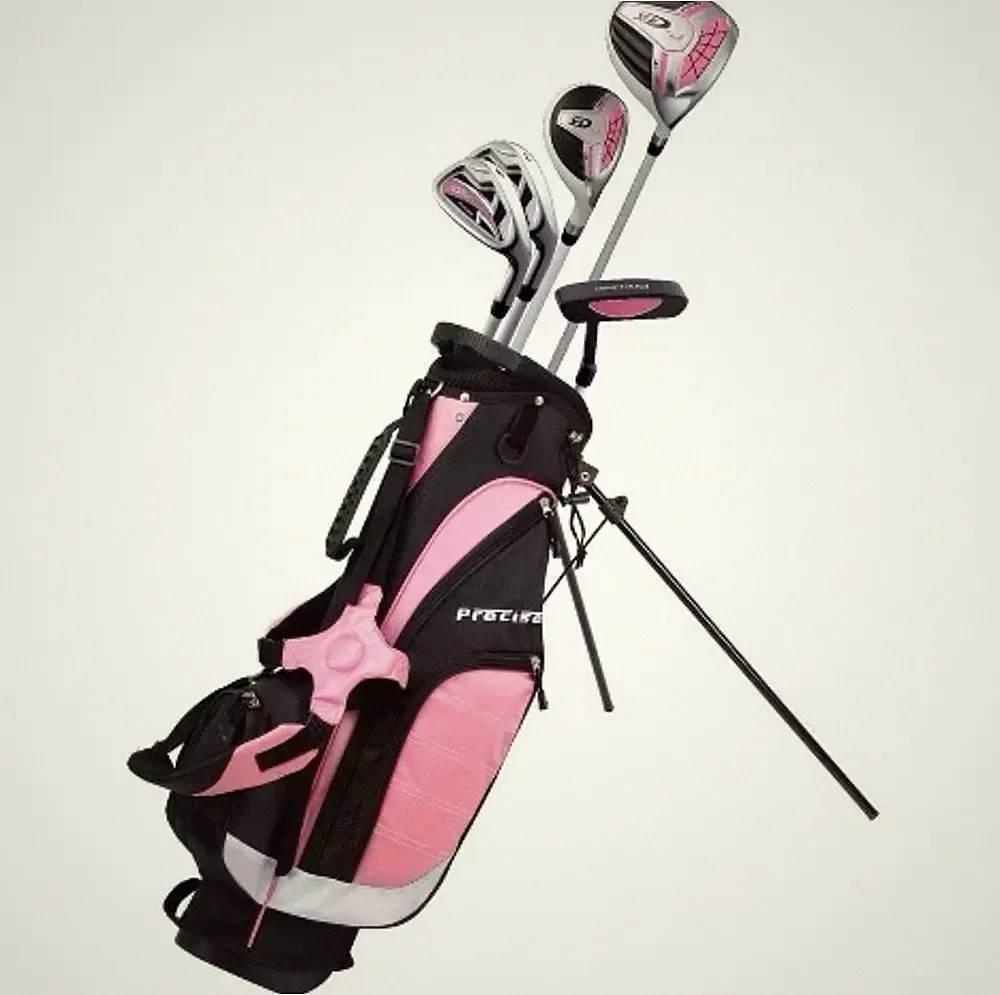 Precise XDJ - Junior Complete Golf Club Set Light Pink Ages 6-8 Right Hand
