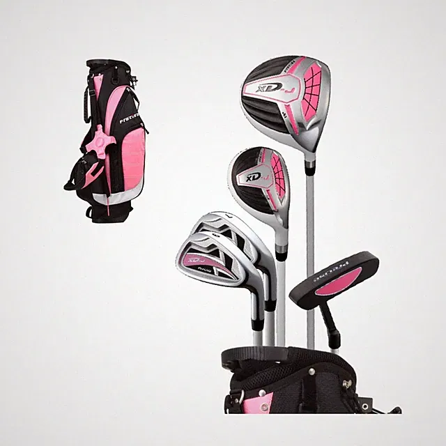 Precise XDJ - Junior Complete Golf Club Set Pink Ages 6-8 Right Hand