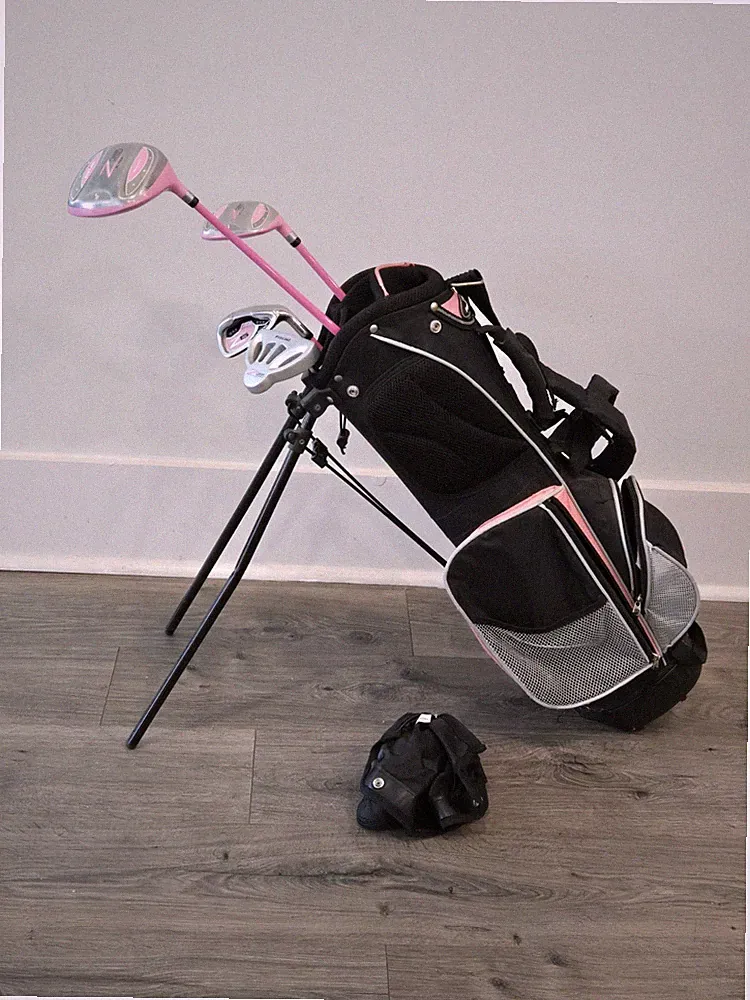 Precise Z5 Jr. Tour Youth Golf Clubs: Putter, Driver, 9 Iron, Fairway + Golf Bag