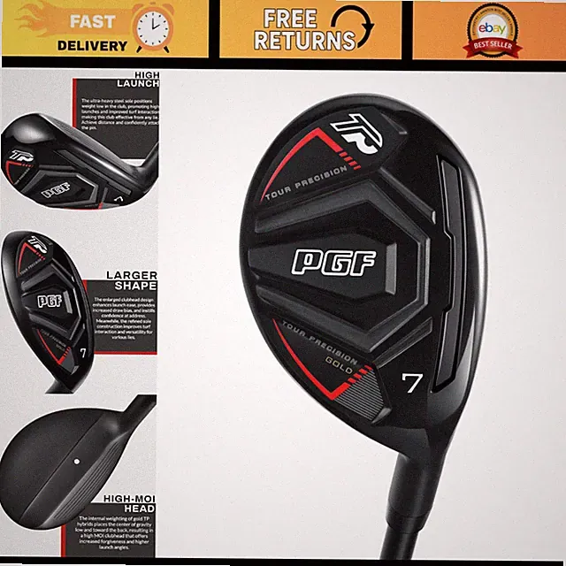 Precision Hybrid Golf Club Right Handed | Tour Performance, Adjustable Loft, Lig