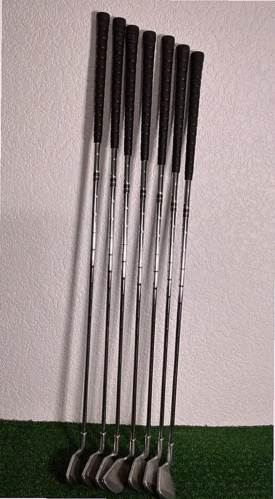 Precision Made Progressive Offset 4-5-6-7-8-9 Irons & P Wedge Golf Clubs Reg R/H