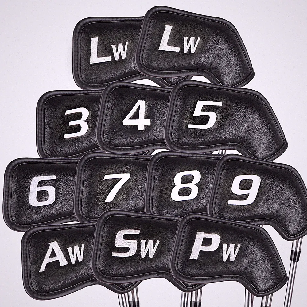 Premium Golf Club Covers for Men 12 Pack Comfortable Polyurethane Golf Iron...