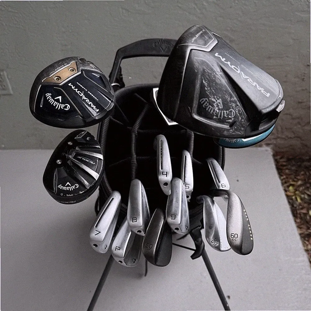 Premium Golf Set – P790 Irons, Scotty Cameron, Paradym/Rogue Woods & Vessel Bag