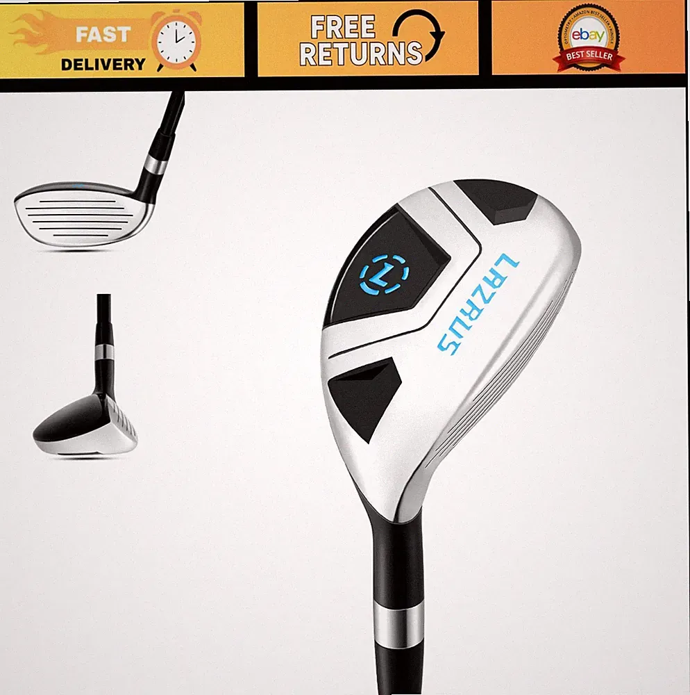 Premium Hybrid Golf Clubs for Men - 2-9, PW, Right & Left Hand, Graphite Shafts