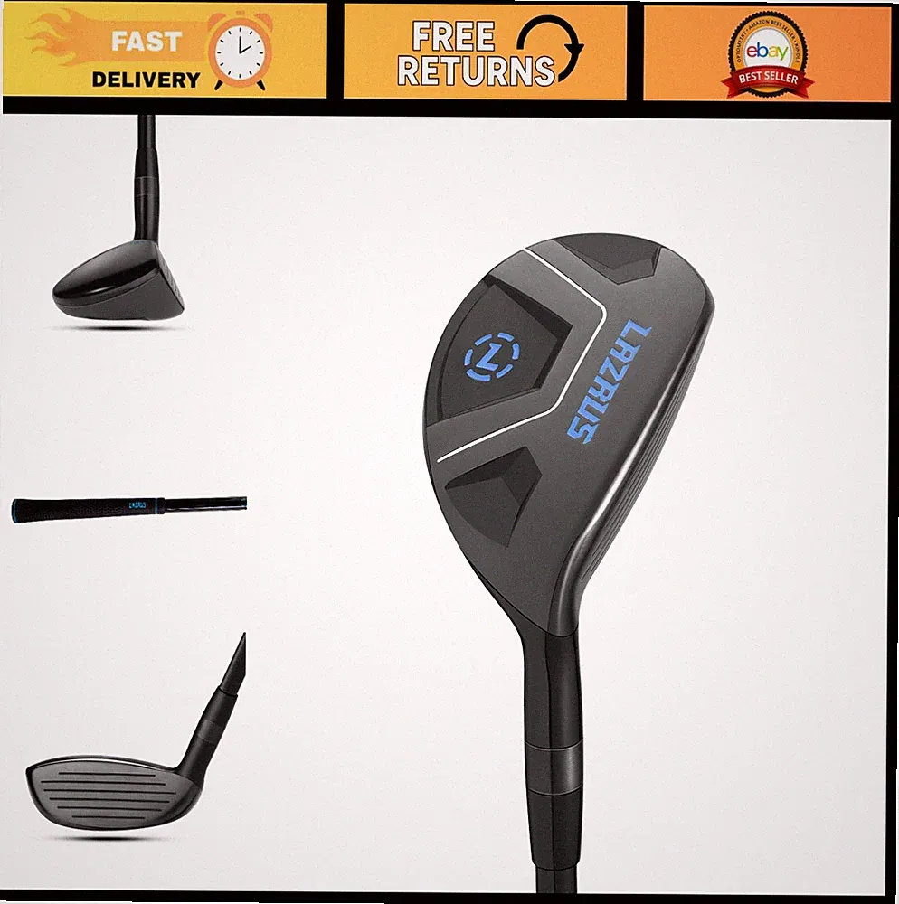 Premium Hybrid Golf Clubs for Men - Right & Left Hand, Graphite Shafts, Regular
