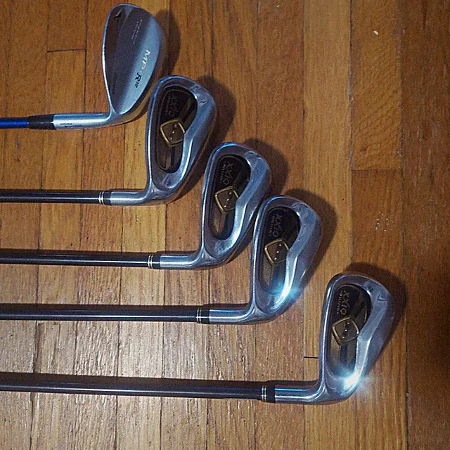 Premium Lightweight Golf Club Set: XXIO Prime Irons (7-PW) & Mizuno Gap Wedge