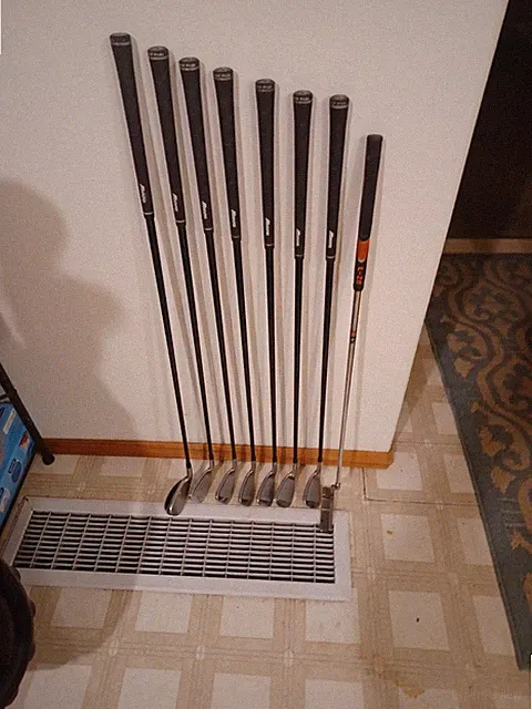 Pride Iron Golf Club Set, 8 Clubs, Silver Black, Iron Set, Complete Golf Set
