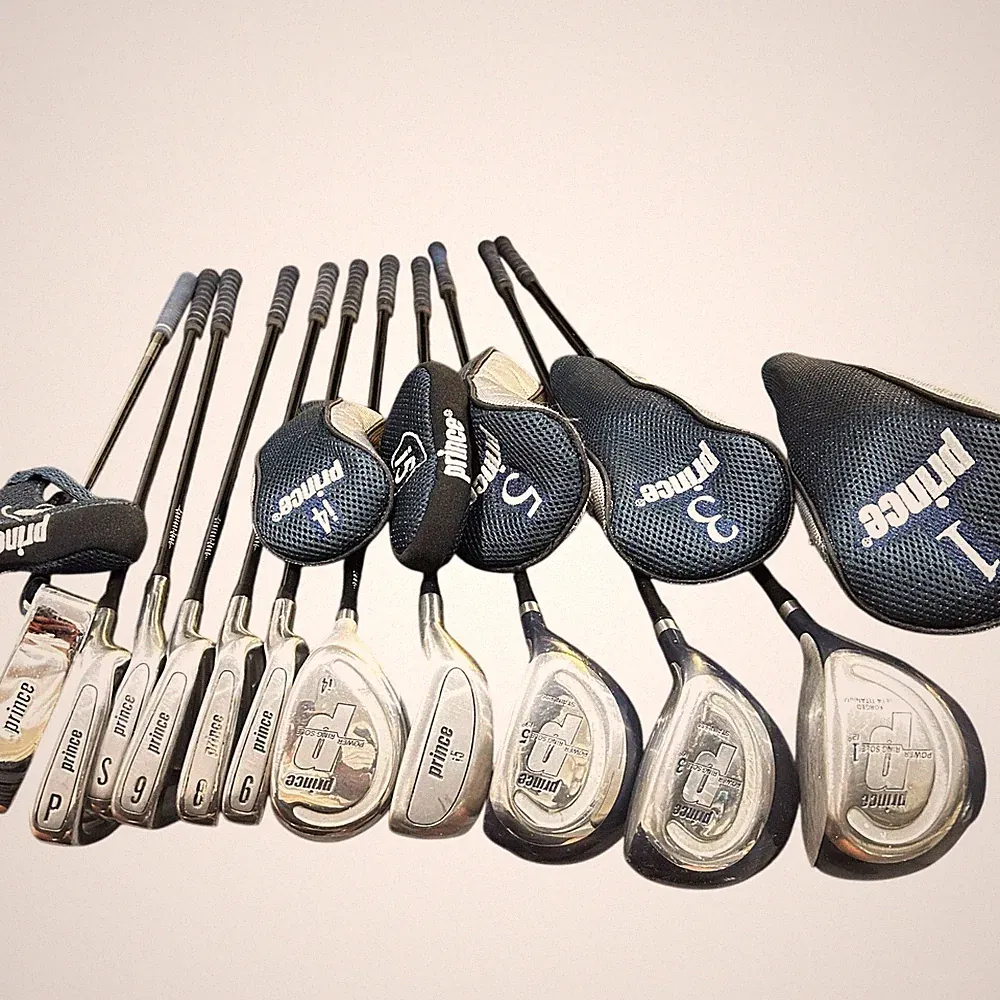 Prince Golf Club Full Set Hybrid Mix With Head Covers Irons Drivers & Putter RH