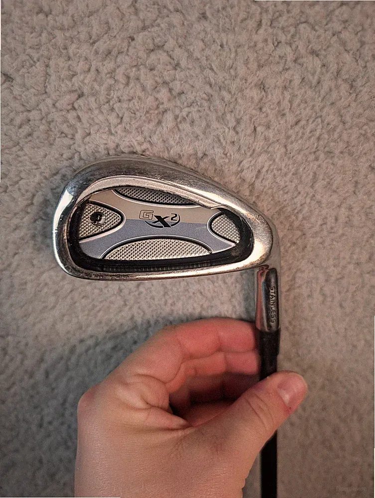 Prince GX2 7 Iron Golf Club Right Handed Graphite Shaft Mens Silver Stainless