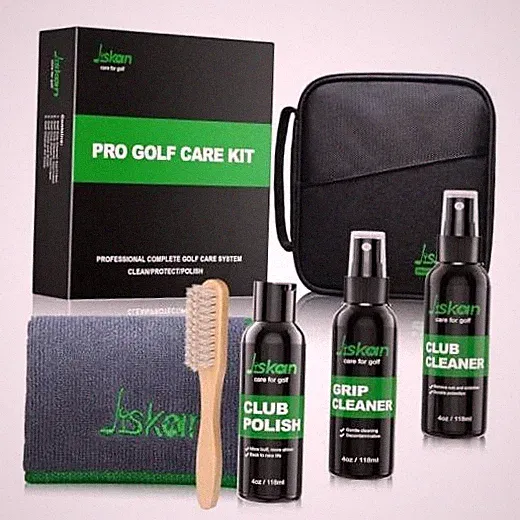 Pro Golf Care Kit System Includes Golf Grip Cleaner Club Polish