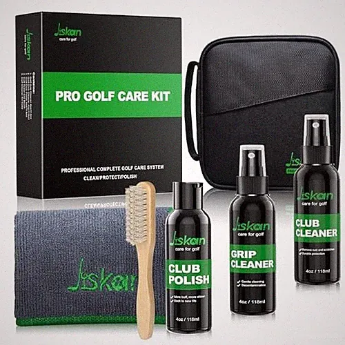 Pro Golf Cleaning Kit with Golf Club Cleaner Brush, Grip Cleaner, Club Jis-GP01