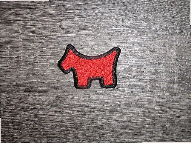 Pro Golf Red/Black Embroidered Iron On Patch 2.5" x 1.75"