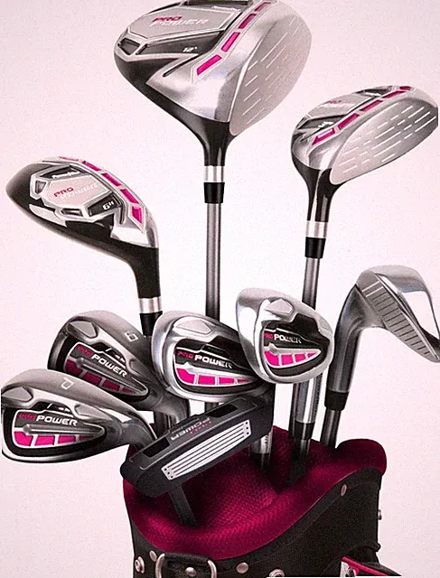 Pro Power Complete Golf Set for Petite Standard & Tall Women with Stand Bag