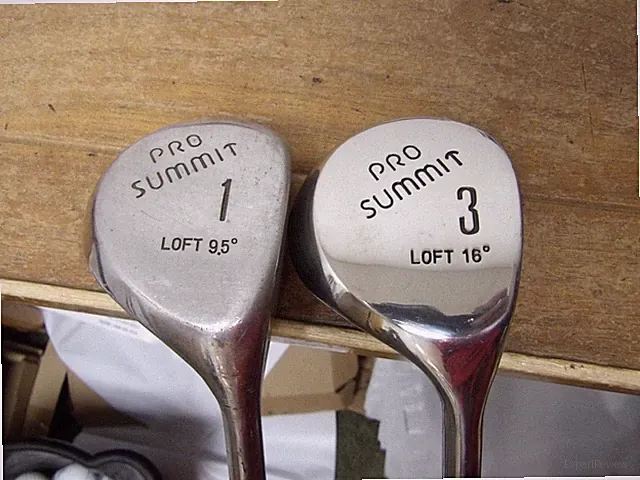 Pro Summit Woods Set: 9.5* Driver 15* 3 Wood Regular Flex Steel Very Nice!!