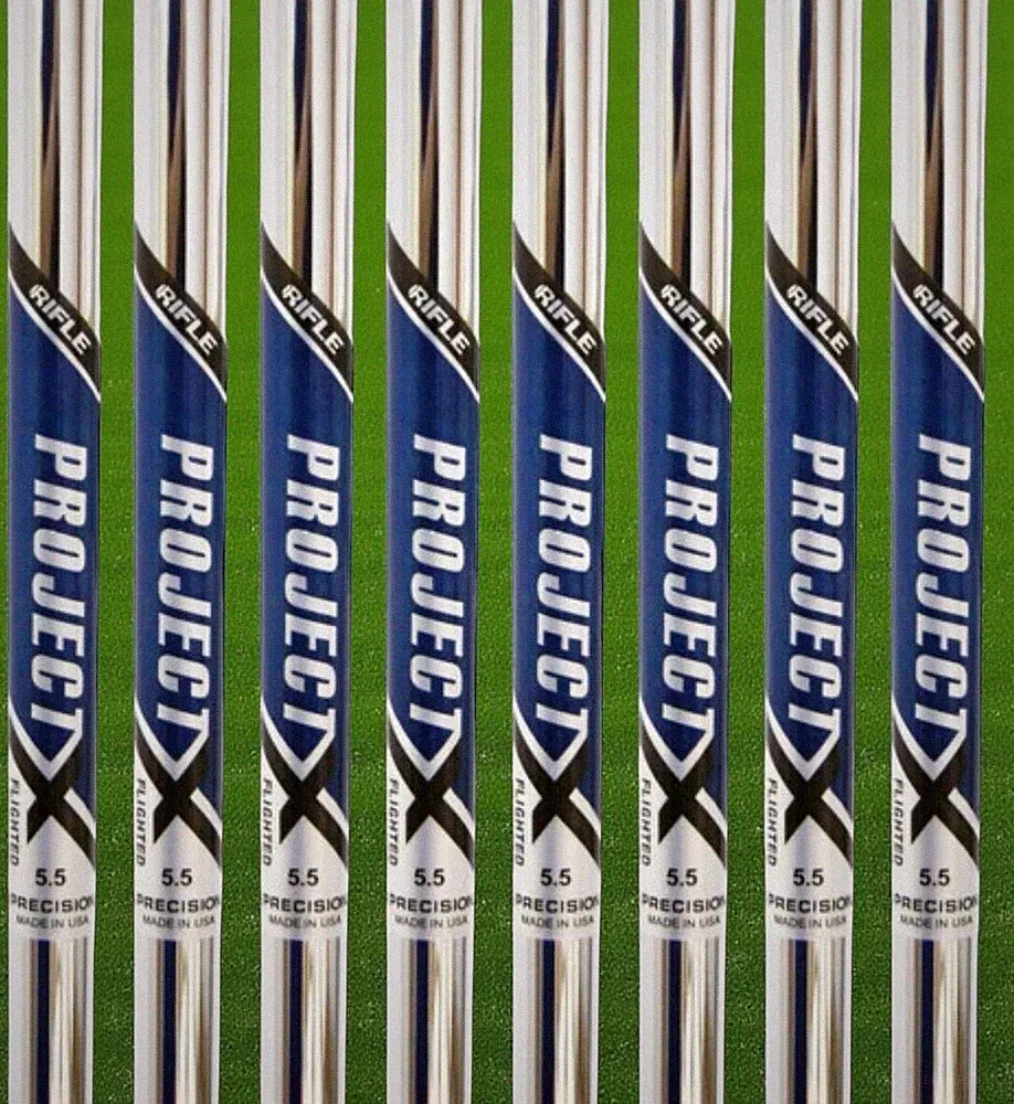 Project X Rifle .370" Iron Golf Club Shafts BUNDLE Sets - Choose Flex and Qty