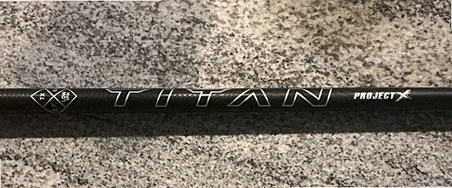 Project X Titan Black 60 TX X-Stiff Shaft - Cobra Tip - 44.25" Tipped 0.5"