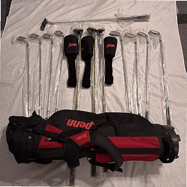 ProPENN Golf 1-Drive, 3/5 Woods, Iron 3-9, PW, Putter Ultralightweight Steel