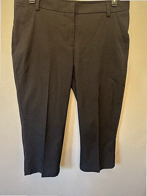 Puma Women’s Black Capri Straight Leg Golf Pants Size 12