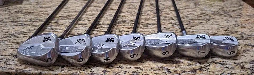 PXG 0211 iron and wedge set (6-PW, GW, SW) with MMT-70R graphite shafts