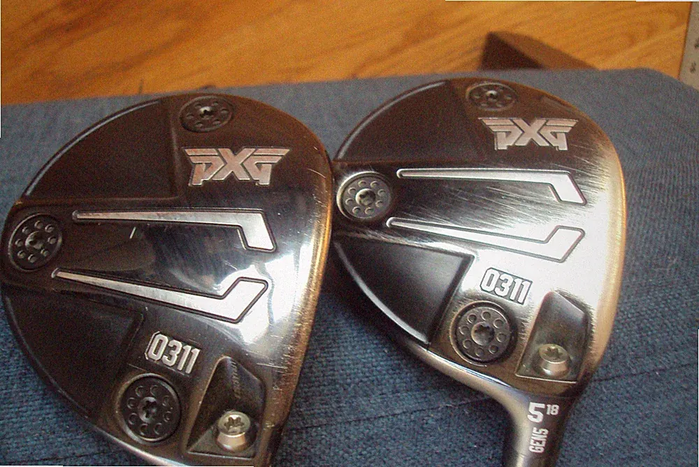PXG 0311 Gen5 3/5 woods 15/18 deg Riptide CB 50g 5.5 regular w/headcovers