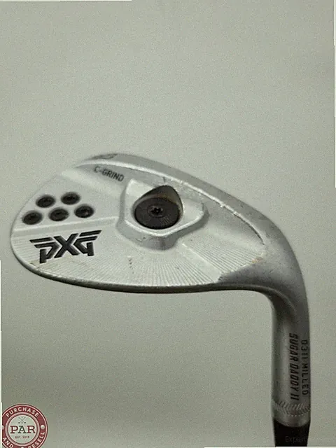 PXG 0311 MILLED SUGAR DADDY II CHROME WEDGE 62*/10 STIFF TT ELEVATE TOUR 35" GOO