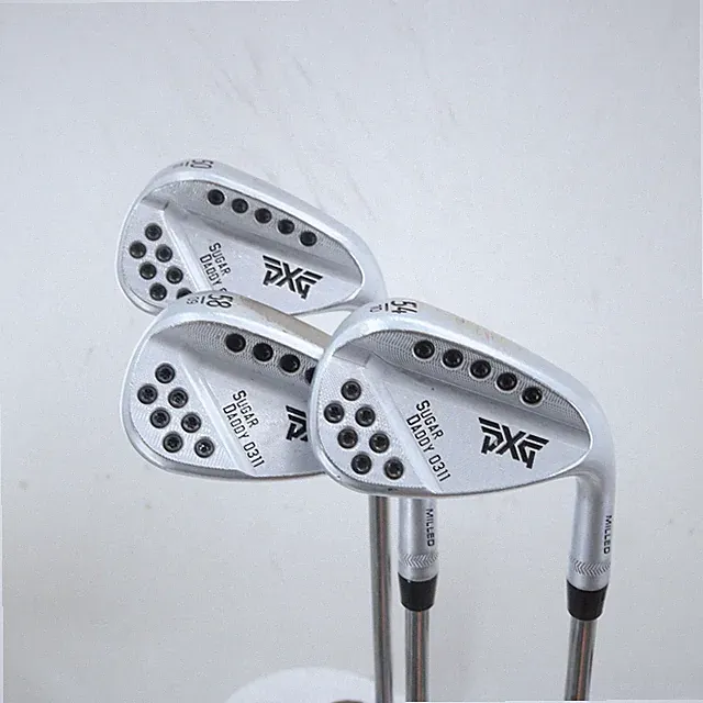 PXG 0311 Sugar Daddy Milled Chrome Wedge Set 50, 54, 58 Steel Stiff RH S-164314