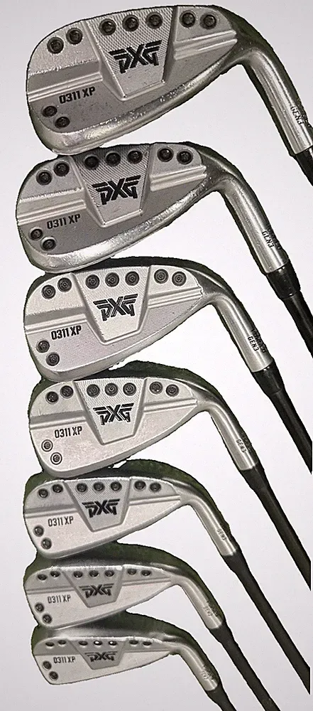 PXG 0311 XP GEN3 Iron Set 5-GW – 7 Clubs – Golf Pride MCC Plus4 Jumbo Grips