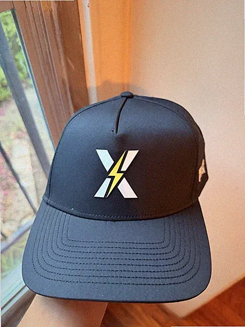 PXG 2025 Lightning Black Adjustable Players Hat - NEW