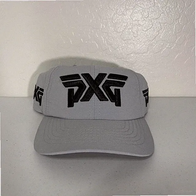 PXG Hat Cap Strap Back Gray Parsons Xtreme Golf One Size Mens Logo Performance