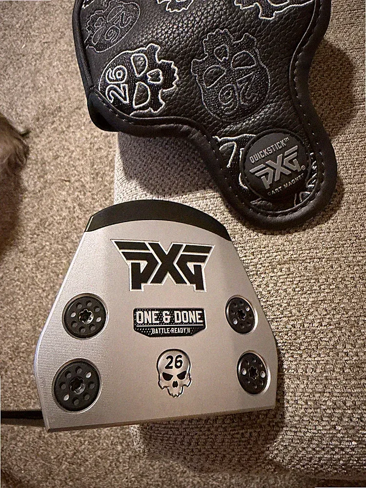PXG One & Done Battle Ready II 2 putter M16 graphite shaft 34.75 inch w/ cover