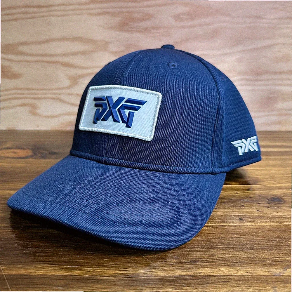PXG Parsons Xtreme Golf Hat Mens Navy Blue Snapback Adjustable Logo Cap OSFM