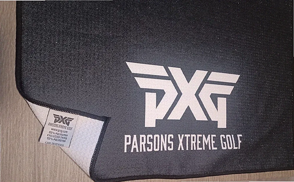 PXG PLAYERS 2 PIECE GOLF TOWEL / LARGE 19" X 38" MICROFIBRE GOLF TOWEL