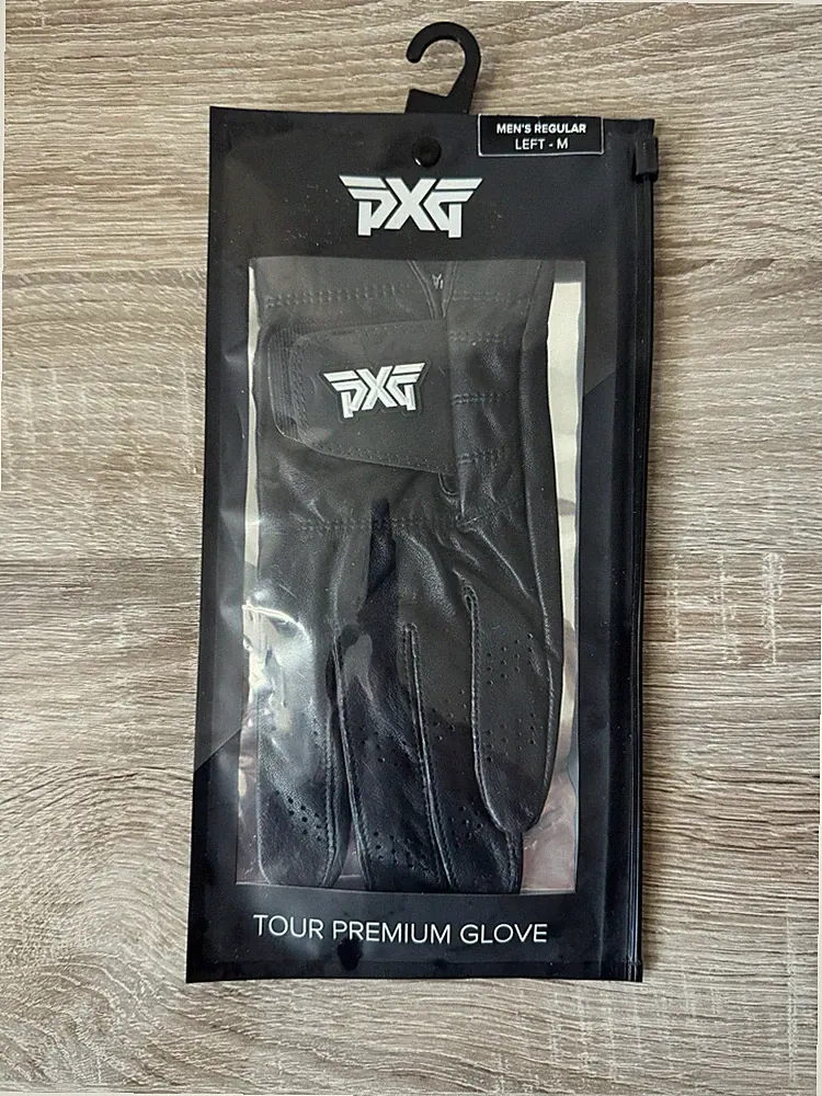 PXG Tour Premium Golf Glove Mens Medium Left Hand Black Cabretta Leather