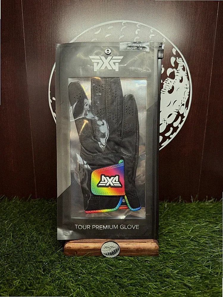 PXG Womens Players Tour Premium Golf Glove 100% Cabretta Leather Right M Tie Dye