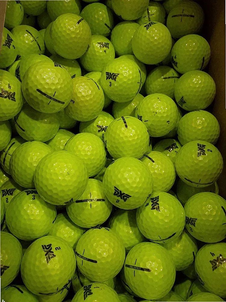 PXG Xtreme Yellow Mix 24 Pack Used Golf Balls AAAA 4A Near Mint Recycled Balls