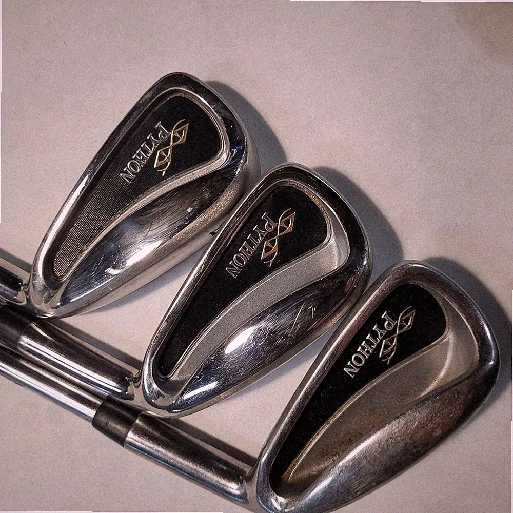 Python Snake Eyes Golf Irons, 3, 4, 5 Irons, Steel Shafts, 3 Clubs Total, RH