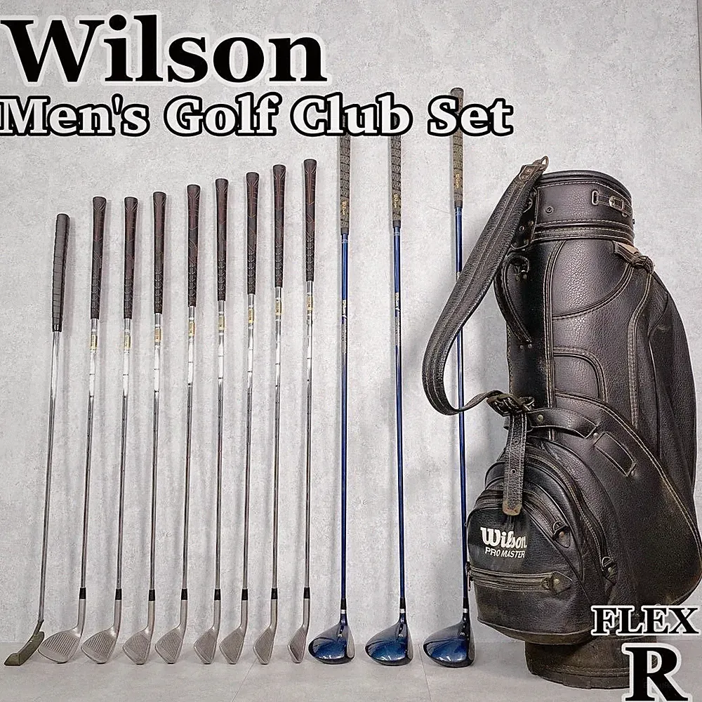 Q409 Wilson et al. Golf Club Men's Full Set 13 Pieces Beginner Introduction