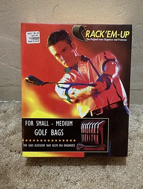 Rack’Em-Up Golf Club Organizer NEW