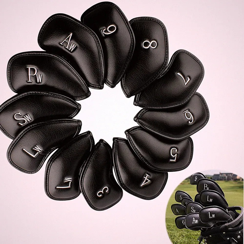 RAINFLOW 12 Pcs Golf Iron Covers Set