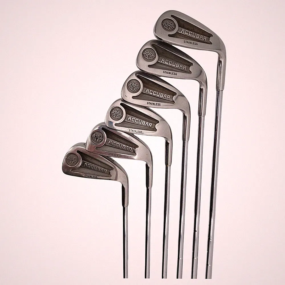 Ram Accubar Stainless Iron Set 5-9-PW Sur-Tac Tour Grips RH Men's Golf Clubs