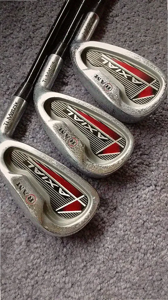 Ram AXIAL Ti Matrix 3 piece Junior Iron Set / Graphite Shafts - (JUNIOR FLEX)