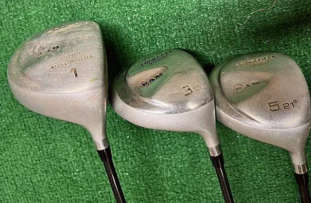 RAM Concept+ OS Forged Wood Set D,3,5 Woods / Regular Graphite With HEAD COVERS