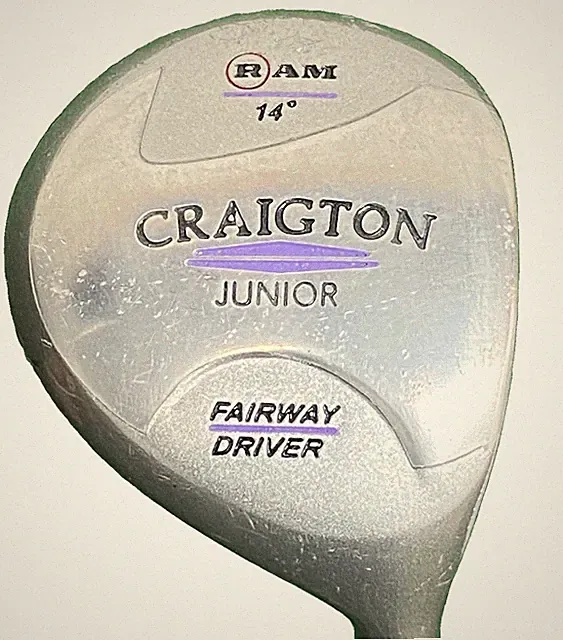 RAM Craigton Junior Fairway Driver 14 RH Graphite 37.5" Stock Grip 54-57" Height